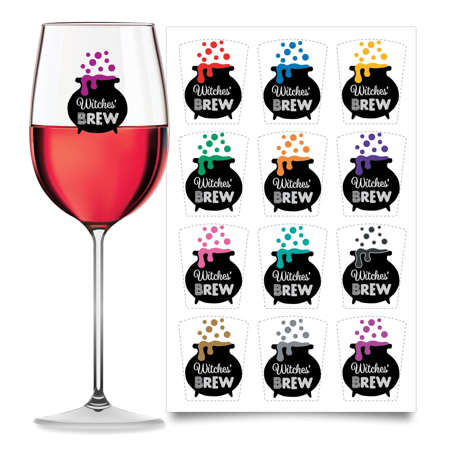 Halloween Drink Markers: Identify & Decorate Drinks