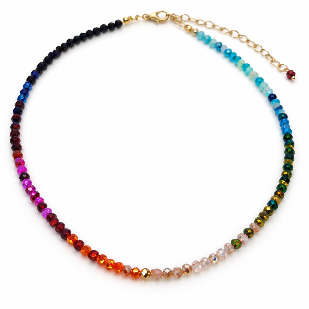 Sipping on Spritzers Beaded Necklace for Women - product photo