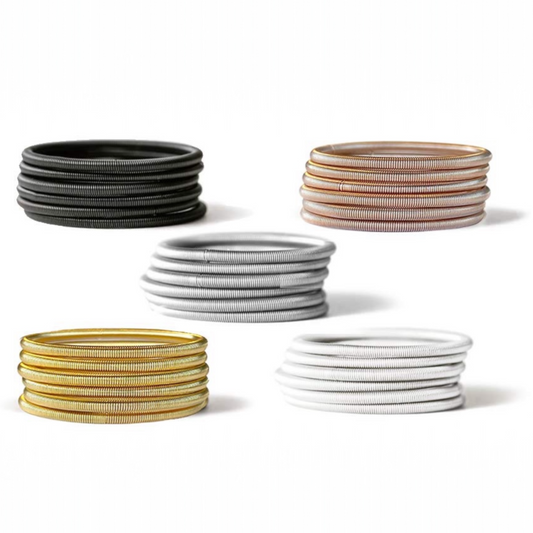 Stacking Springs Ring Set