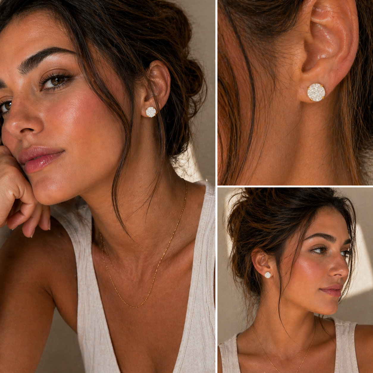 Crystal Stud Earrings