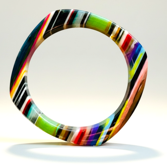 Squared Resin Bangle