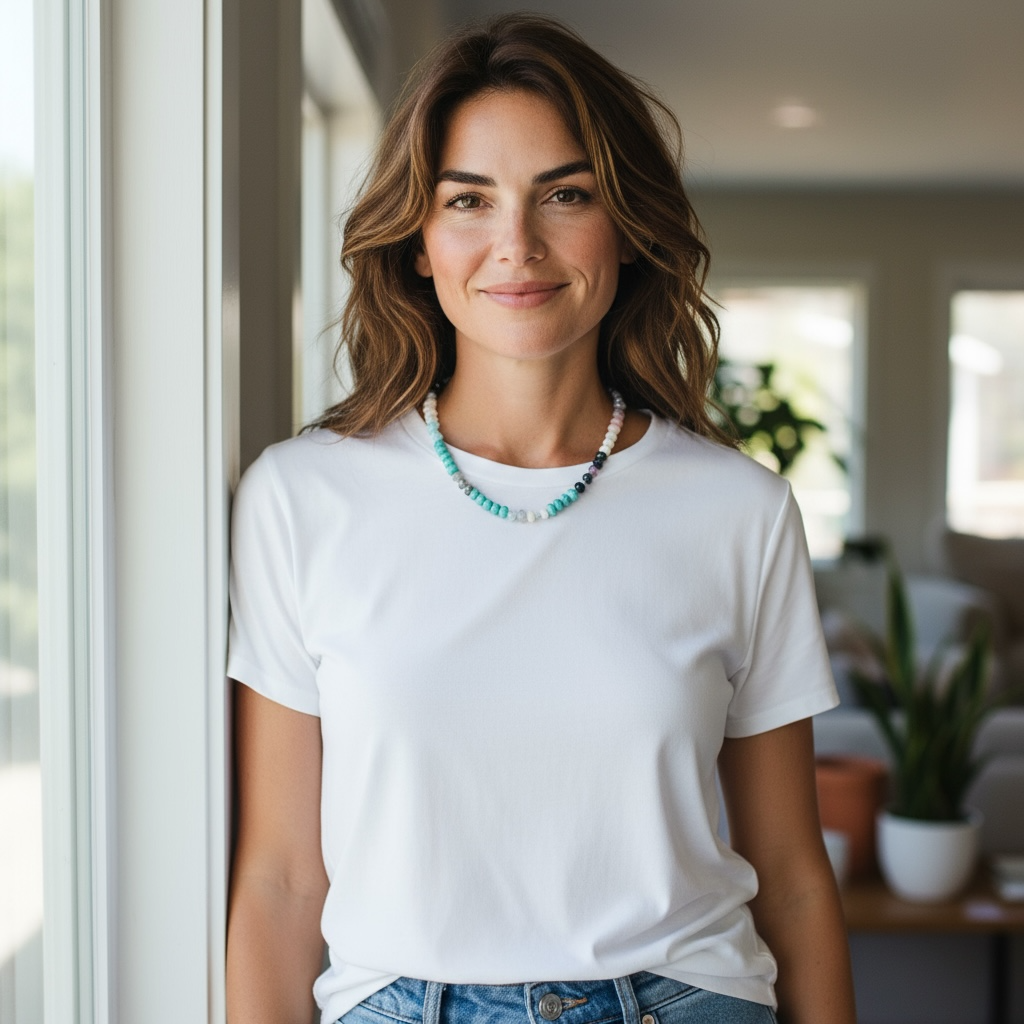 Sipping on Tequila Gemstone Necklace