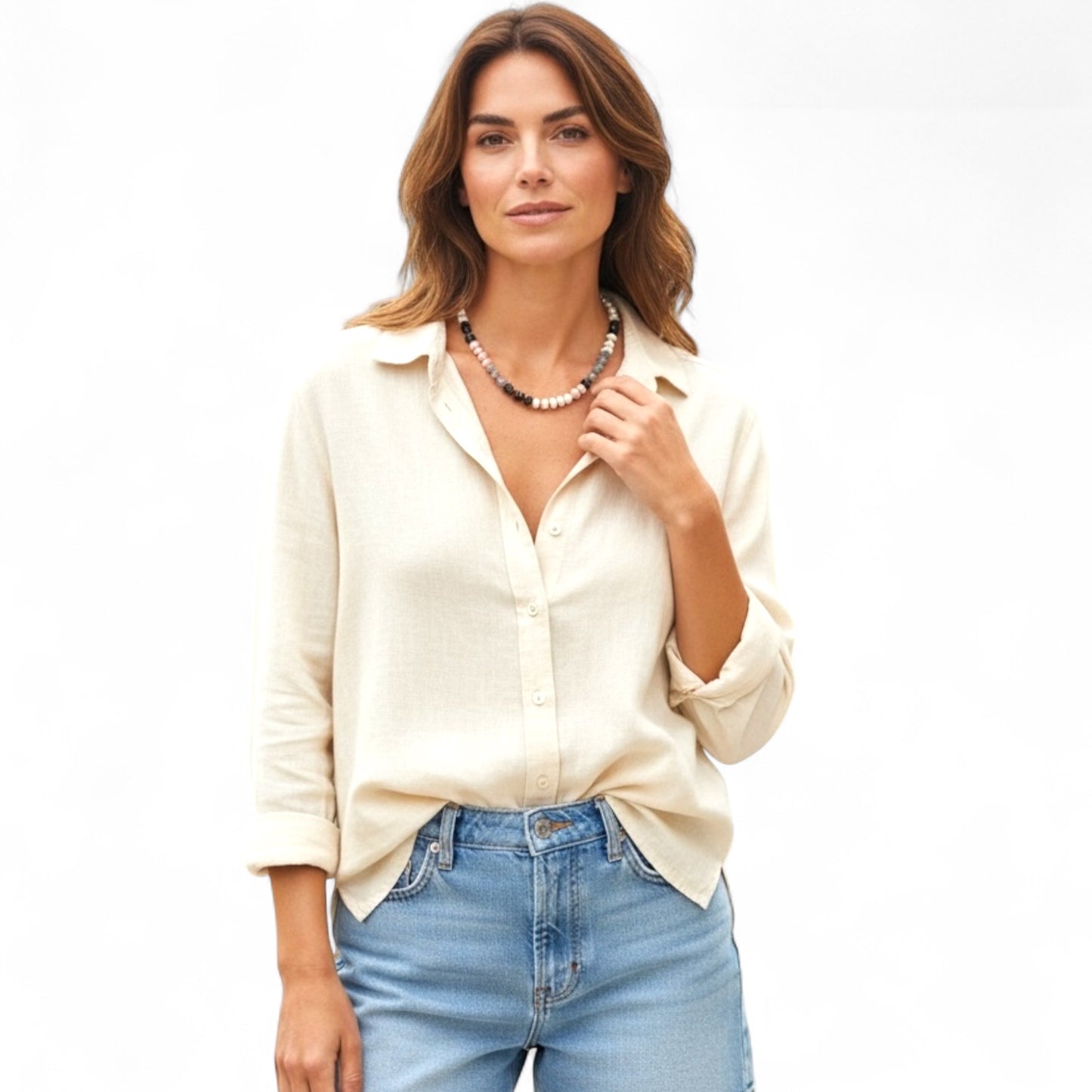 Sipping on Bubbles Gemstone Necklace