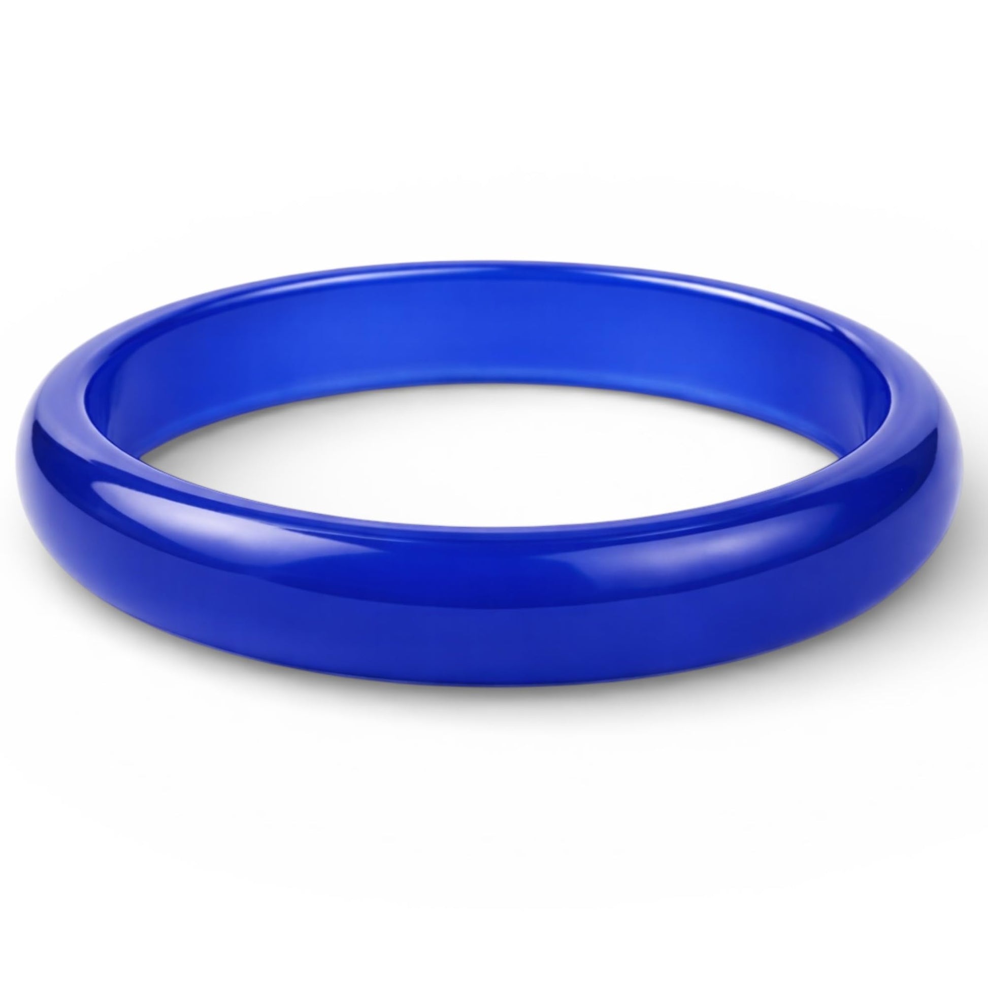 Blue ombre resin bangle set lifestyle photo
