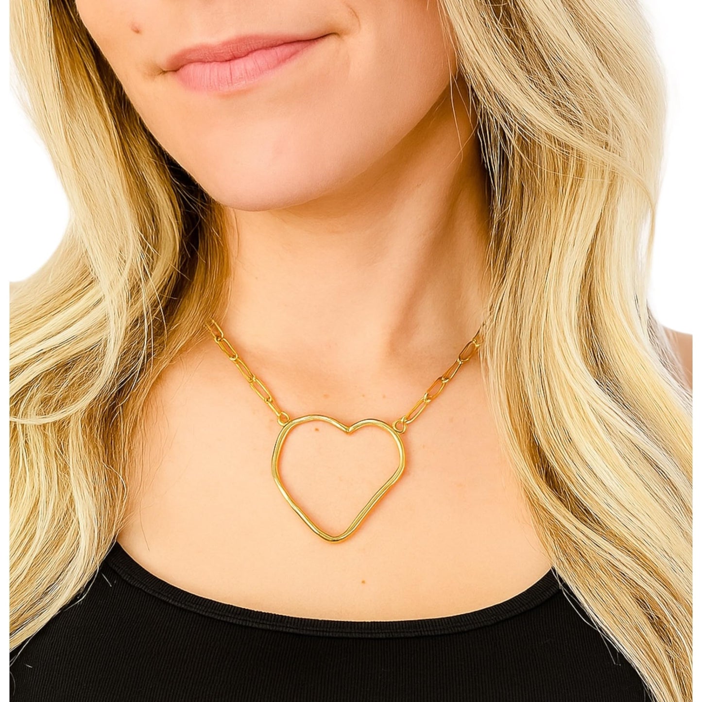 Open Heart Necklace