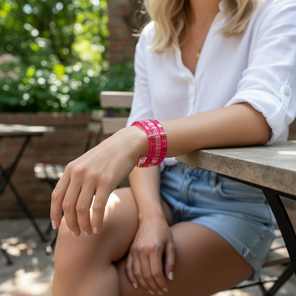 Pink Crush Bracelet Stack