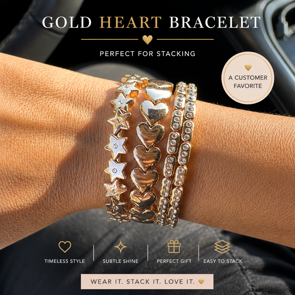 Diamond Crush Stretch Bracelet