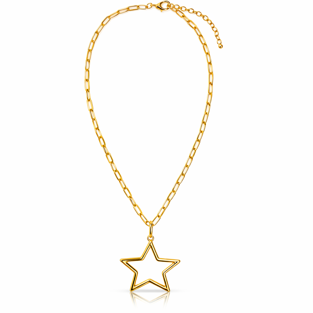 Open Star necklace