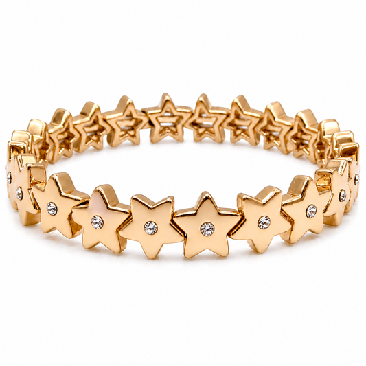 Golden Star Stretch Bracelet