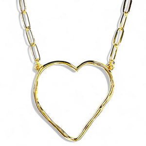 Open Heart Necklace