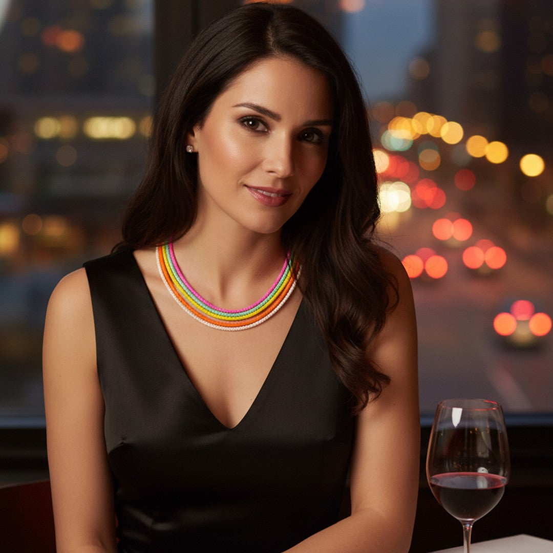 Layered Snake Chain Necklace - date night styling
