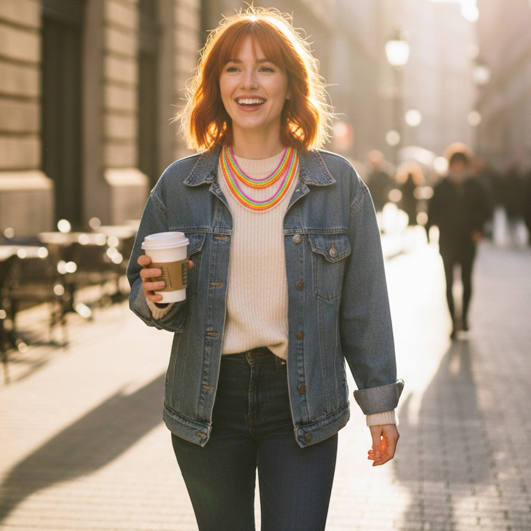 Layered Snake Chain Necklace - everyday styling
