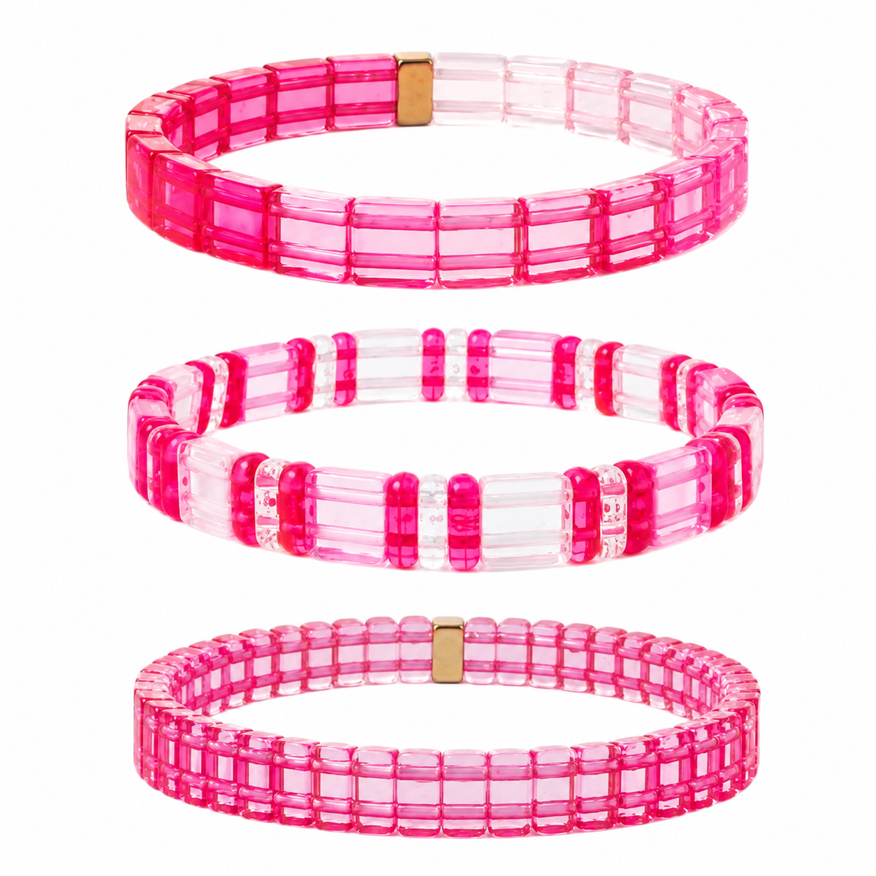 Pink Crush Bracelet Stack